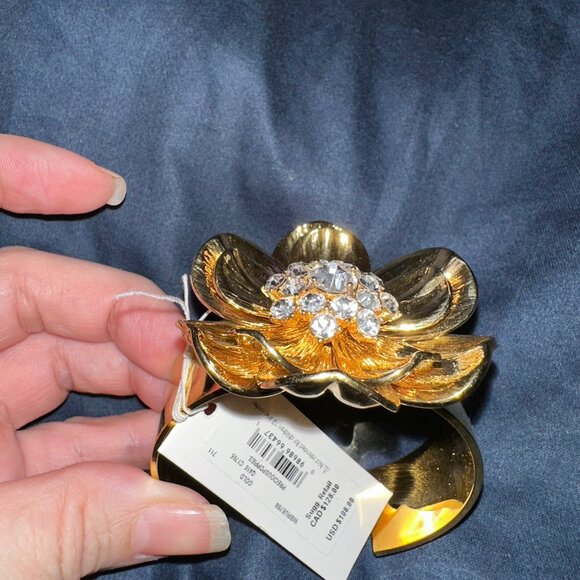 kate spade Jewelry - Kate Spade Precious Poppies Bracelet Gold NWT